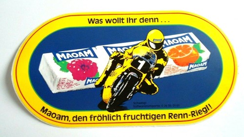 Werbe aufkleber maoam - werbe-aufkleber,