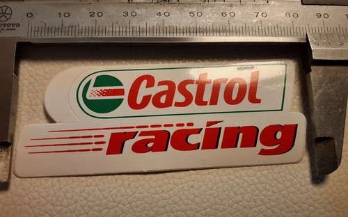 Aufkleber werbung castrol - x,
