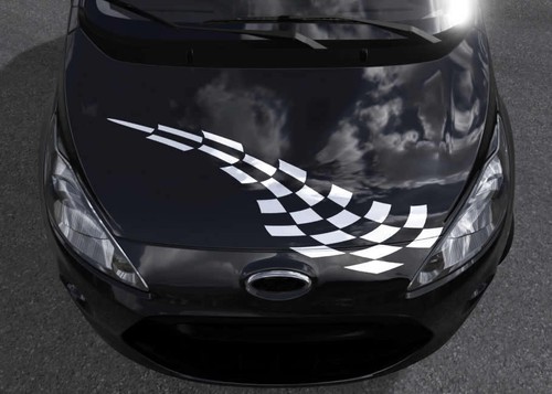 Autoaufkleber rennflagge - autoaufkleber,