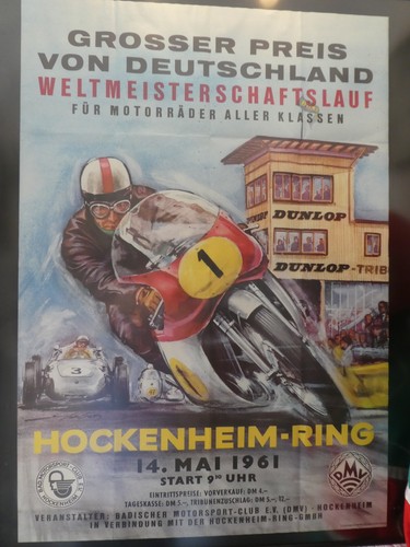Plakat hockenheim ring - plakat, renn